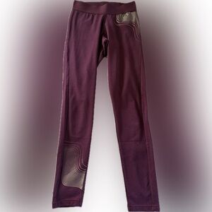 adidas Maroon Performance Leggings